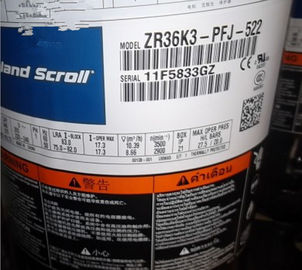 Αγορά CE/UL συμπιεστών κυλίνδρων 8790W Copeland R22 zr36k3-pfj-522 3P 1PH online manufacture