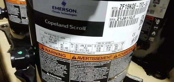 Αγορά Συμπιεστής zb21kqe-pfj-558 κυλίνδρων 3HP Copeland ερμητικός συμπιεστής Copeland για την ψύξη online manufacture