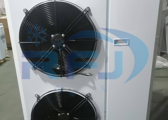 Αγορά Δύο ανεμιστήρες εξωτερικού ροτόρα Τύπος συσκευής συσκευής συσκευής συμπύκνωσης ψύξης μεσαίας-υψηλής θερμοκρασίας R404A R22 online manufacture