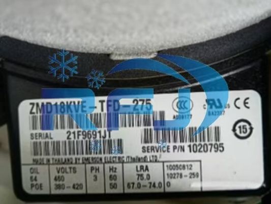 Αγορά Συμπυκνωτής ψύξης Copeland Scroll ZMD18KVE-TFD-275 Ψυκτικό R410A online manufacture