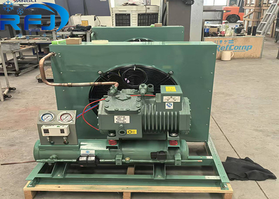 Αγορά Ηλεκτρική εξοικονόμηση ενέργειας 5 HP ημι-ερμητική μονάδα συμπύκνωσης χαμηλής θερμοκρασίας 380V-460V/3PH/50-60Hz online manufacture
