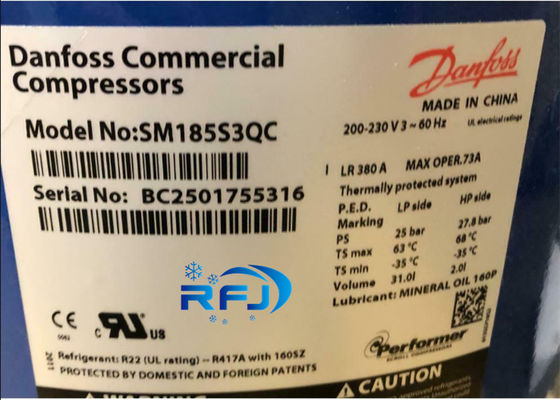 Αγορά Εκτελεστής 60Hz Συμπυκνωτής ψύξης SM185S3QC SM185-3QAI online manufacture