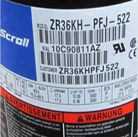 1.24L συμπιεστής κυλίνδρων Copeland ψύξης R22 zr36kh-tfd-522 3HP