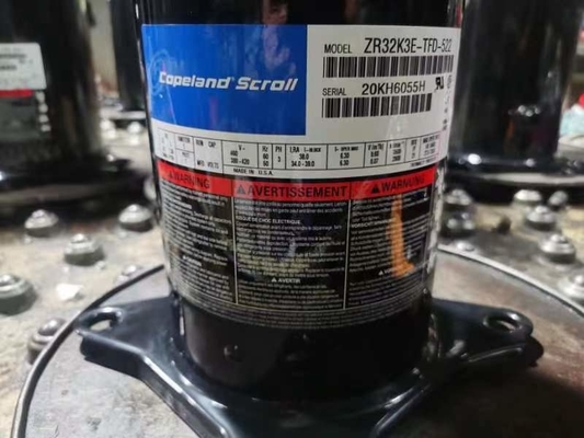Ερμητικός συμπιεστής zb88kq-tfd-550 κυλίνδρων συμπιεστών εναλλασσόμενου ρεύματος Copeland πετρελαίου 12HP R22