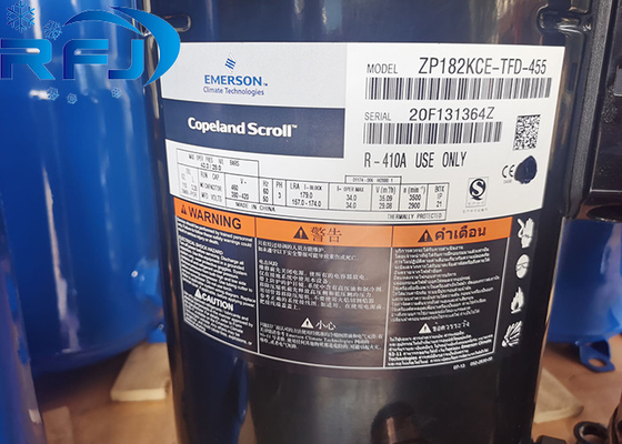 ZP182KCE-TFD-455 Copeland Scroll Compressor για βιομηχανία HVAC