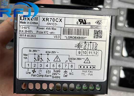 Ψηφιακός ελεγκτής θερμοκρασίας σειράς Dixell XR XR70CX-5N1C3