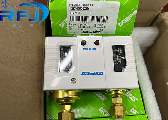 Δύο ρυθμιστές πίεσης Saginomiya DNS-D606XMM Ιδανικός για R22 R134a R404a R407C