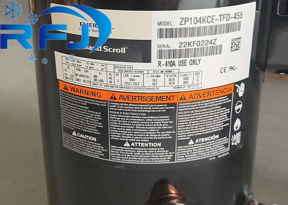 R410A Συμπυκνωτής ψύξης με κυλίνδρους Copeland ZP385KCE-TWD-251