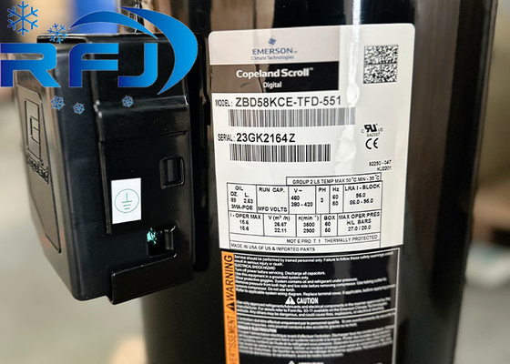 Συμπυκνωτής ψύξης Copeland σειράς ZBD 8HP ZBD58KCE-TFD-551