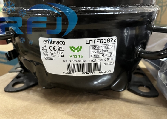 Εμπράκο Aspera συμπιεστής EMTE6187Z ψυκτικό R134a Ερμητικό αμοιβαίο