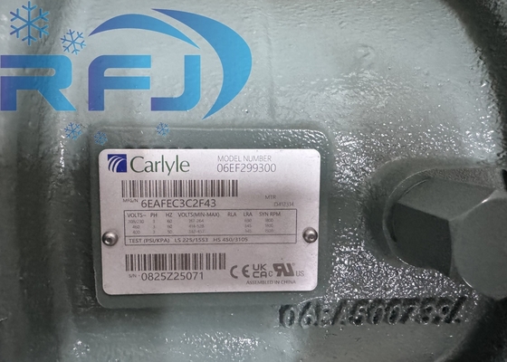 06EAFEC3C2F43 Συμπιεστής Carlyle 208/230V-3-60HZ και τροφοδοσία 400-460V-3-50/60HZ