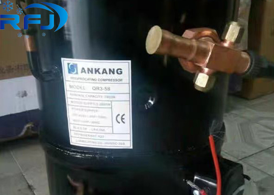 3HP R404a QR3-58 Ankang Ερμητικός συμπυκνωτής ψύξης με έμβολο 220-460V 3PH 50Hz ή 60Hz