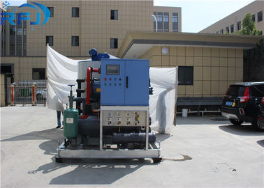 Ικανότητα 3 τόνοι κολόνων πάγου 14KW που κάνουν την αερόψυξη μηχανών με τον άμεσο ψυκτήρα