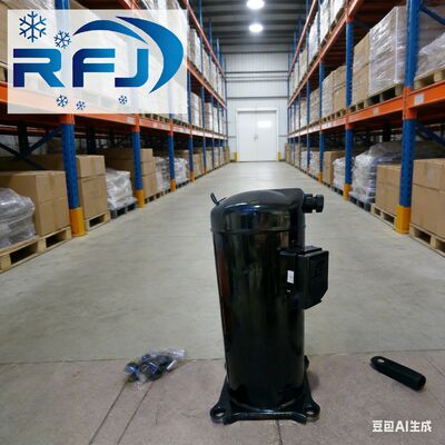 Πετρέλαιο λιγότερος συμπιεστής zr61kce-tfd-522 κυλίνδρων εναλλασσόμενου ρεύματος Copeland για τον κλιματισμό 5HP R407