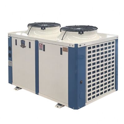 FNU-60 19.1KW χαμηλού θορύβου διπλός ανεμιστήρας ψυκτικού δωματίου Walkin Cooler Condenser