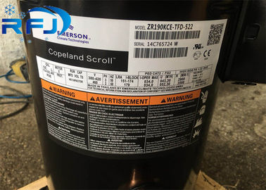 R404A εμπορικός συμπιεστής zr190kc-Tfd-522 60Hz 9 φάση 15HP ψυγείων