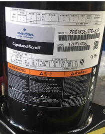 Πετρέλαιο λιγότερος συμπιεστής zr61kce-tfd-522 κυλίνδρων εναλλασσόμενου ρεύματος Copeland για τον κλιματισμό 5HP R407