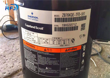 Στάσιμος συμπιεστής zb26kqe-tfd-558 κυλίνδρων ψύξης R410A 3.5HP