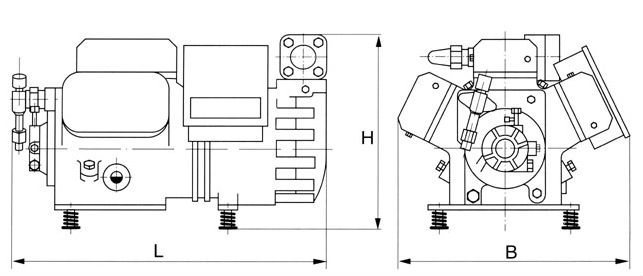 Κατασκευαστές συμπιεστών κλιματιστικών μηχανημάτων DWM Copeland